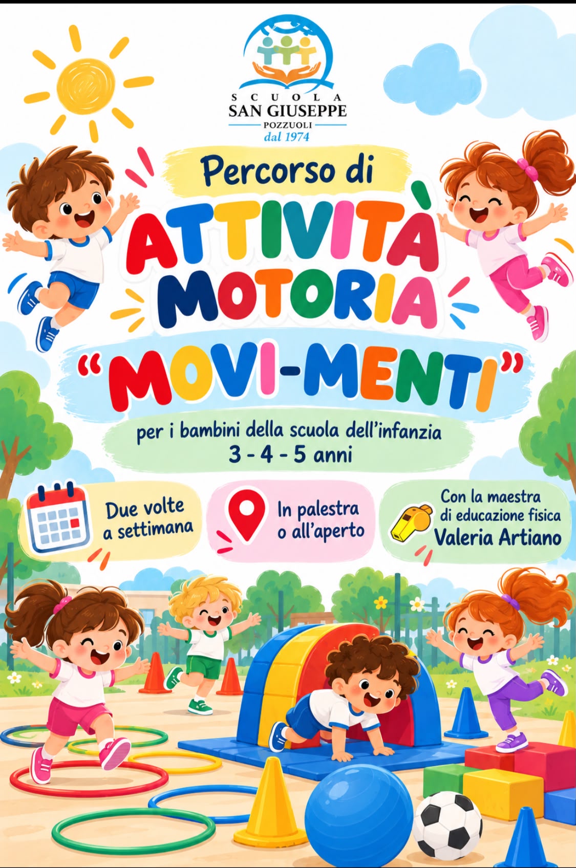 Movi-menti: percorso di attività motoria